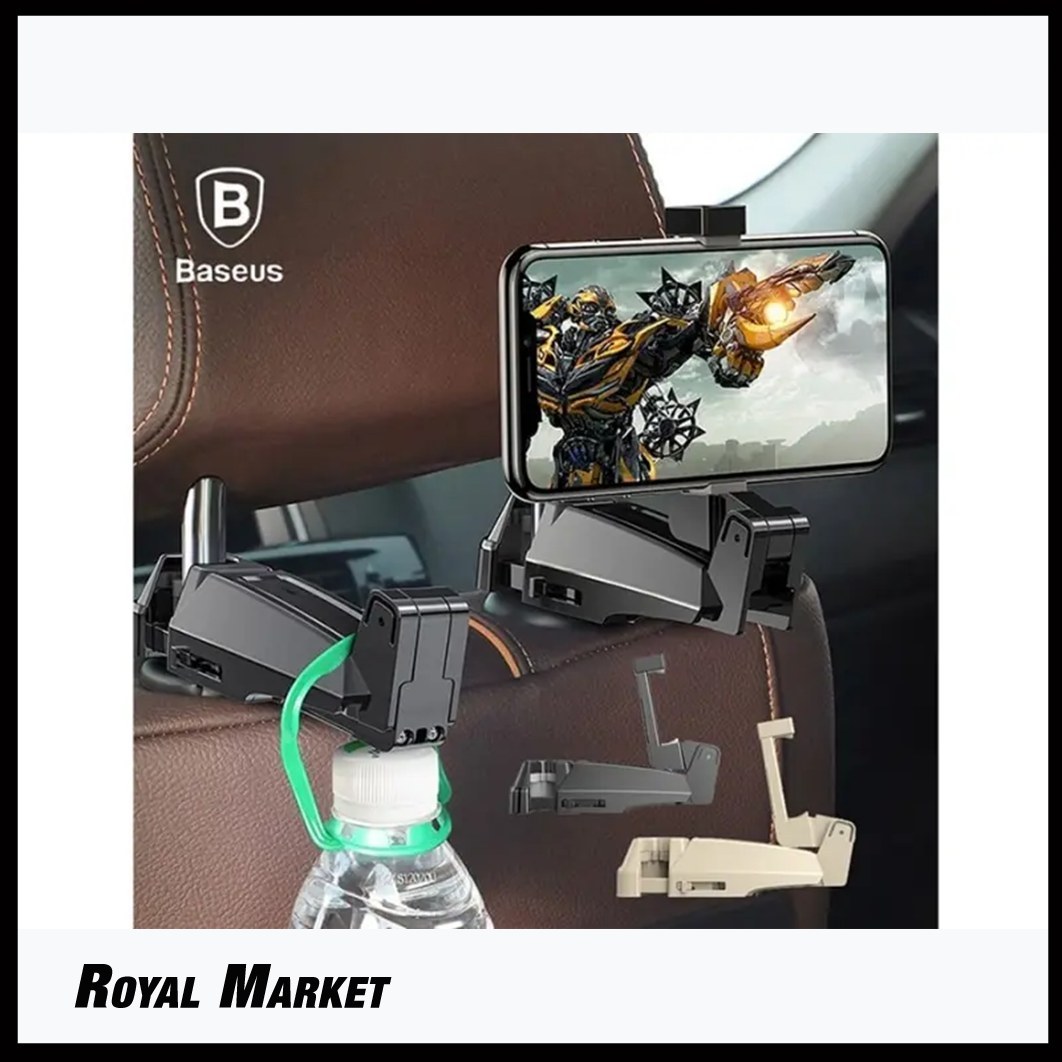 هولدر و قلاب آویز صندلی عقب خودرو بیسوس Back Seat hook SUHZ-A01