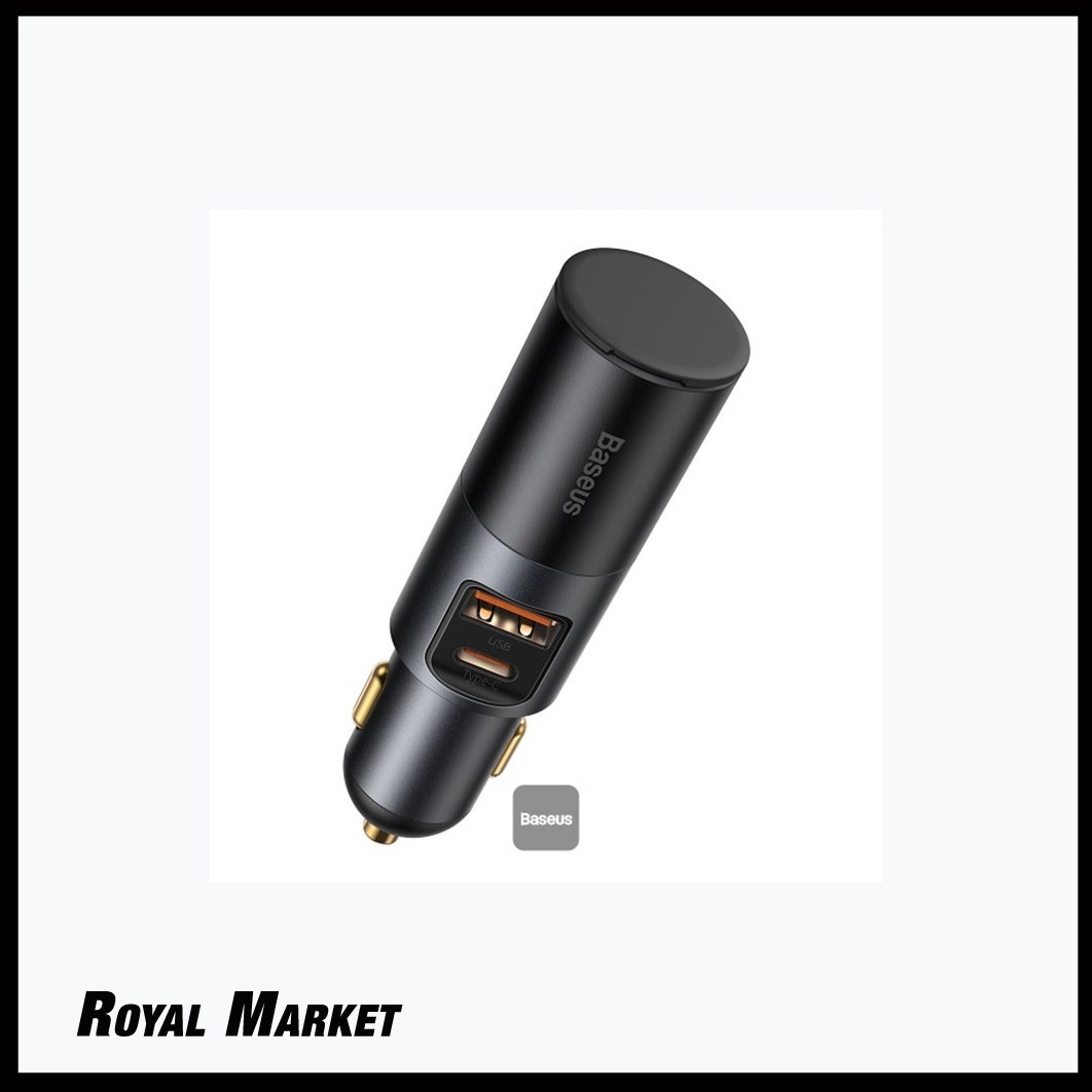 شارژر فندکی بیسوس Share Together 120W با خروجی فندکی ، Type-C ، USB-A