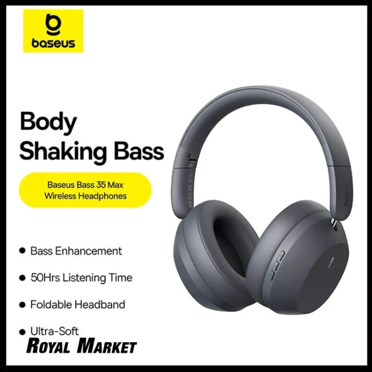 هدفون بلوتوثی بیسوس Bass 35 Max