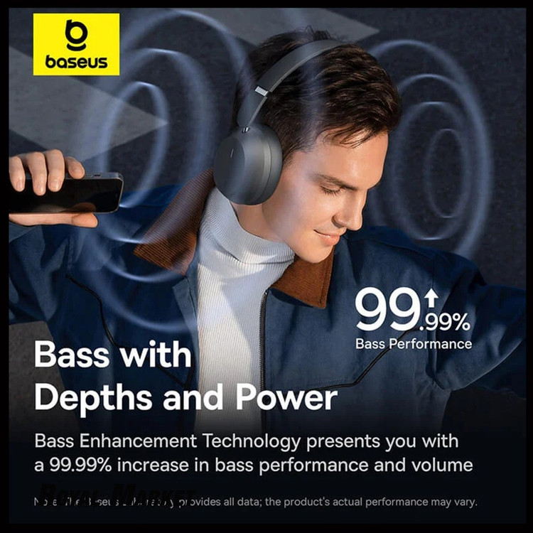 هدفون بلوتوثی بیسوس Bass 35 Max