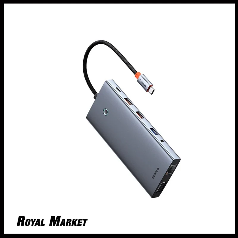 هاب 13 پورت بیسوس PortalJoy چهار نمایشگر HDMI DP مدل BS-OH119