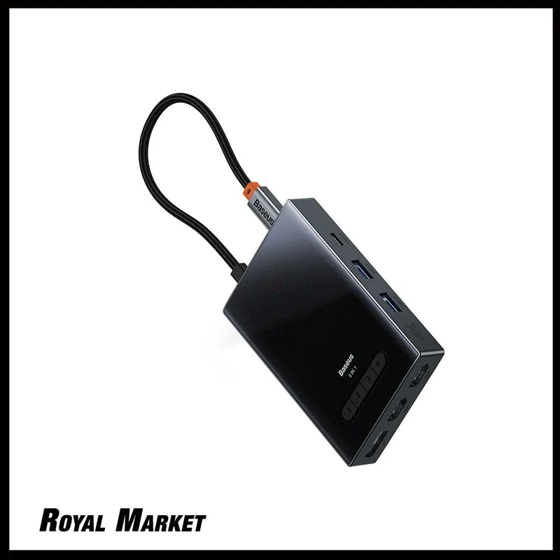 هاب 6 پورت بیسوس PioneerJoy مدل BS-OH078