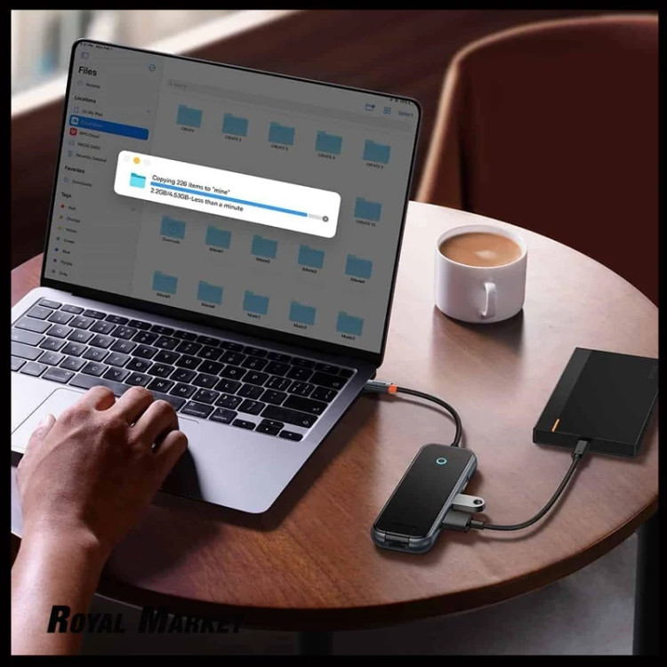 هاب Type-C پنج پورت بیسوس ACMEJOY BS-OH087