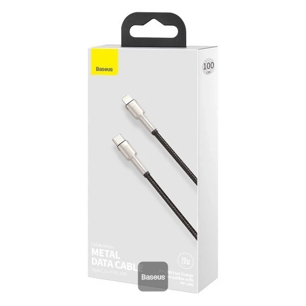 کابل شارژ سریع آیفون بیسوس Cafule Series Type-C به Lightning توان 20 وات طول 1 متر