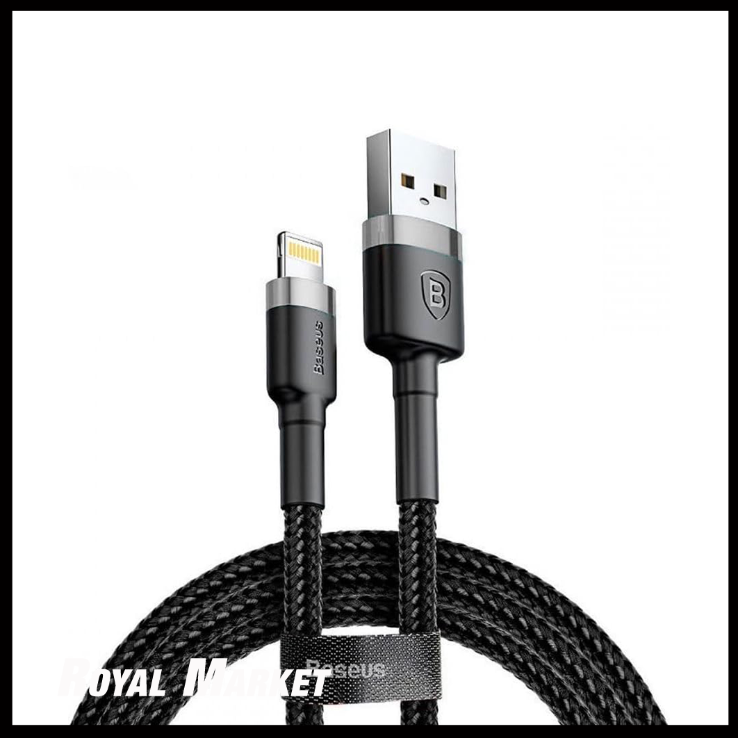 کابل شارژ آیفون بیسوس Cafule Series USB-A به Lightning جریان 1.5 آمپر طول 2 متر